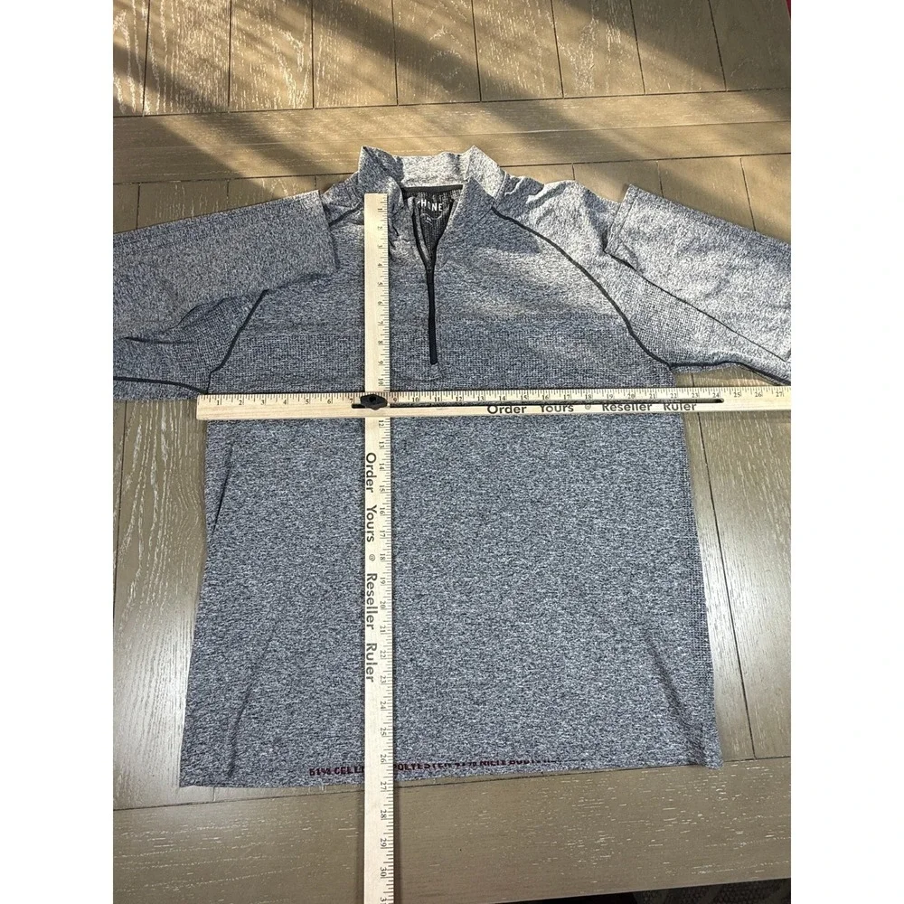Rhone Quarter Zip Mens XXL Gray Heather Performance‎ Pullover Athletic Top